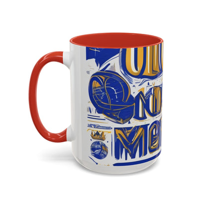 boostlete-am-crew-type-own-the-morning-outline-over-solid-vector-0429 — Accent Mug 11/15oz