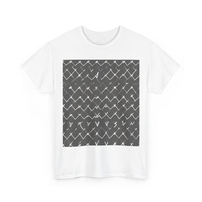 boostlete-am-crew-pattern-ekg-bold-0047 — Unisex Heavy Cotton Tee (Gildan 5000)