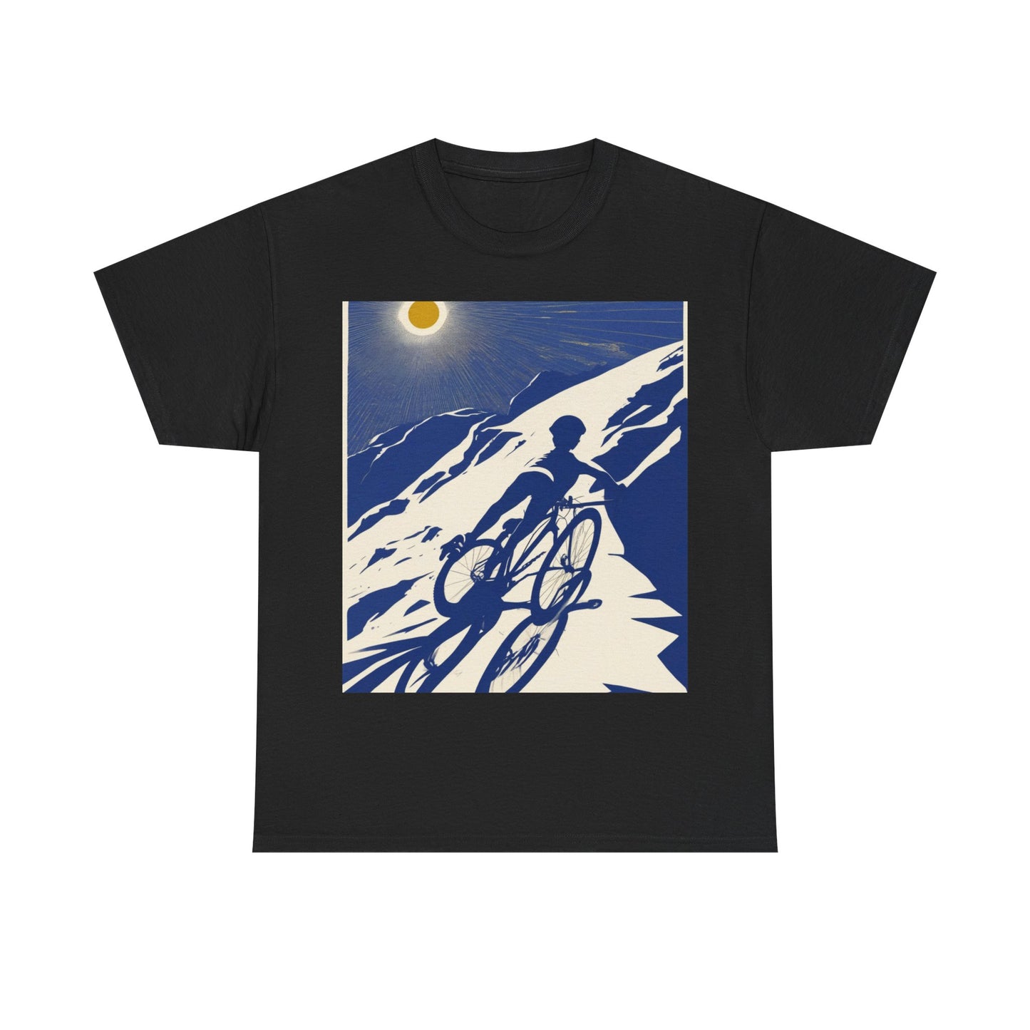 boostlete-am-crew-scene-cyclist-offset-bold-0008 — Unisex Heavy Cotton Tee (Gildan 5000)