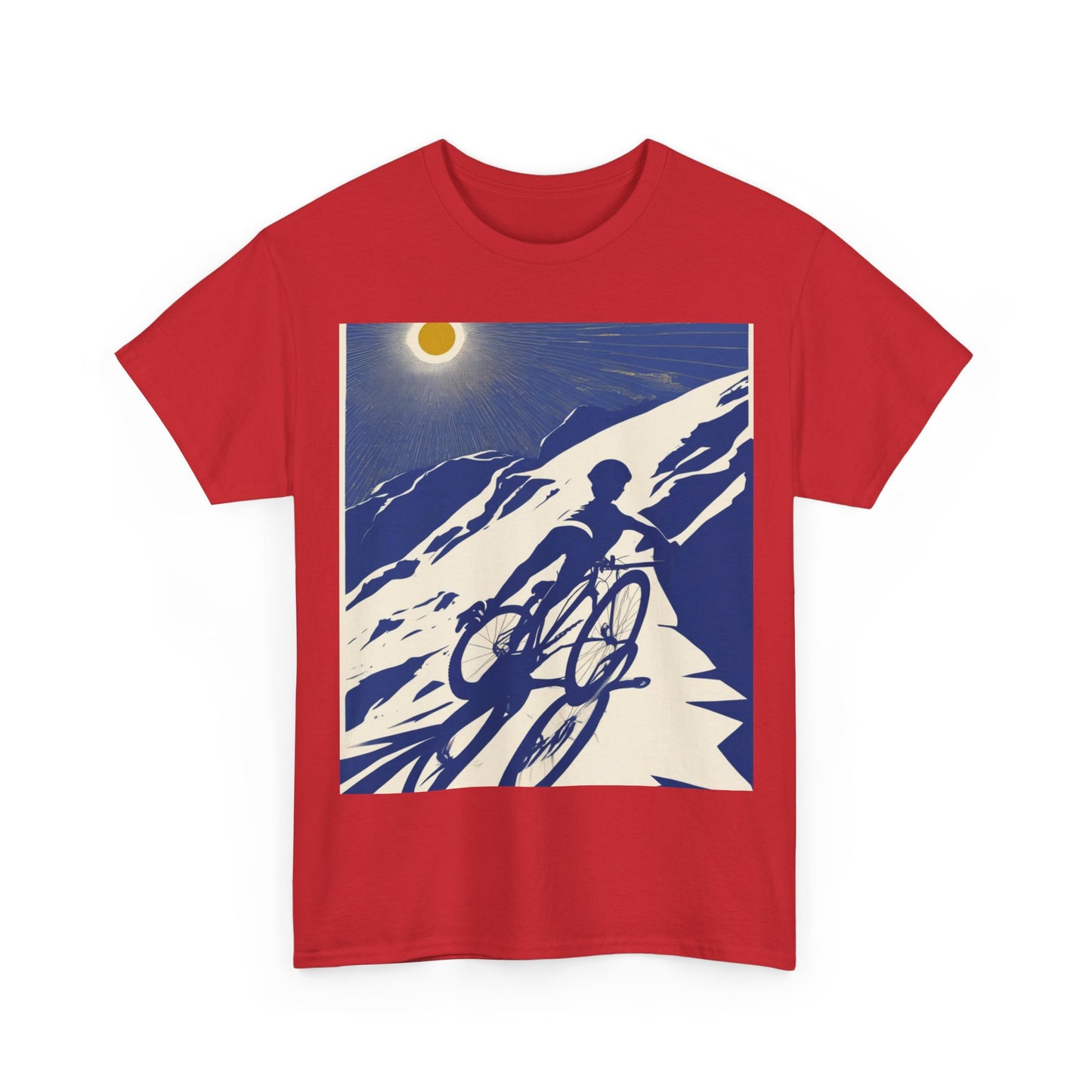 boostlete-am-crew-scene-cyclist-offset-bold-0008 — Unisex Heavy Cotton Tee (Gildan 5000)