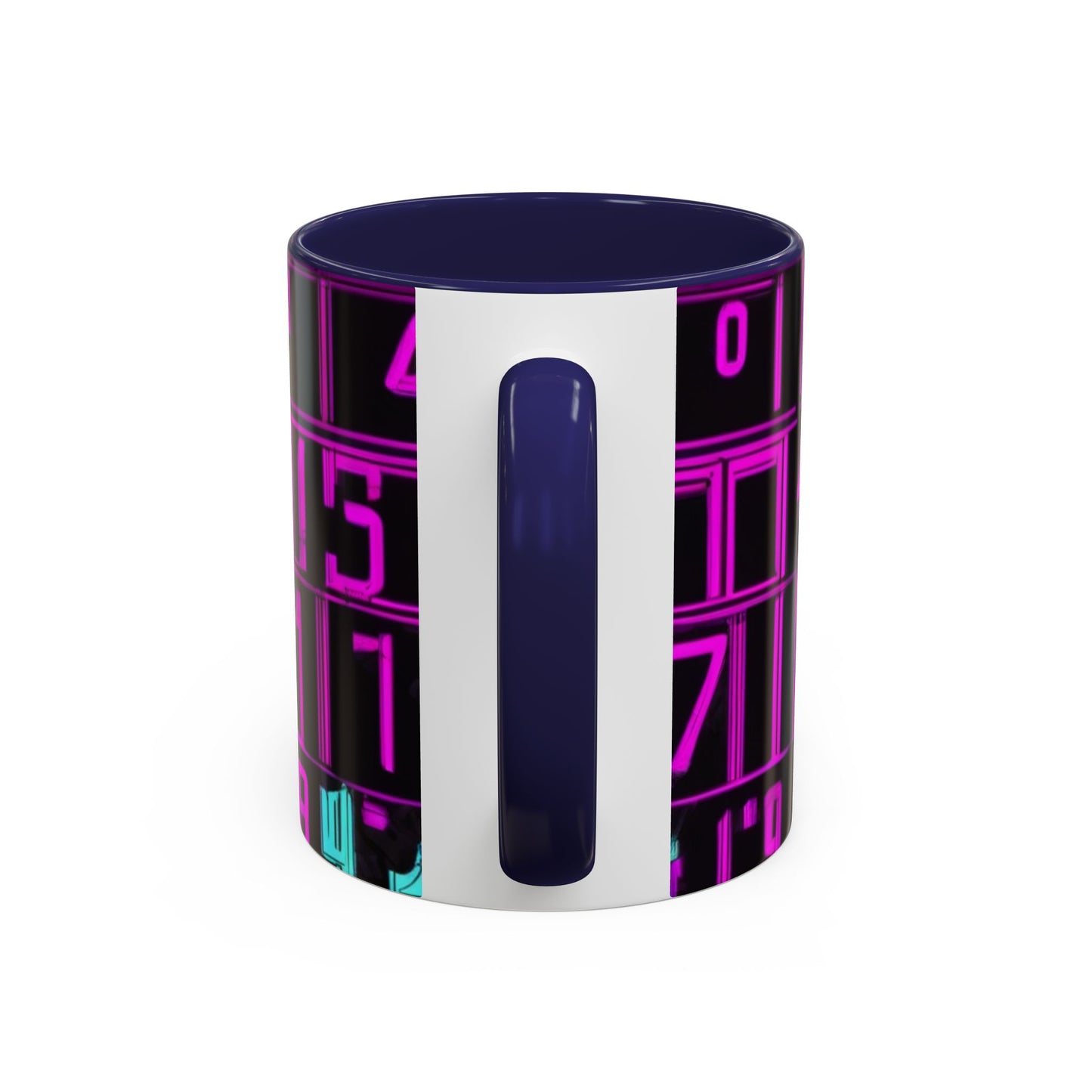 boostlete-iron-intent-pattern-plate-number-retro-0227 — Accent Mug 11oz/15oz