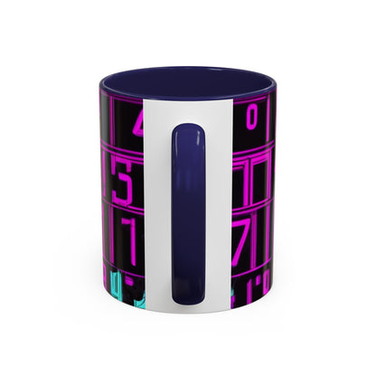 boostlete-iron-intent-pattern-plate-number-retro-0227 — Accent Mug 11oz/15oz