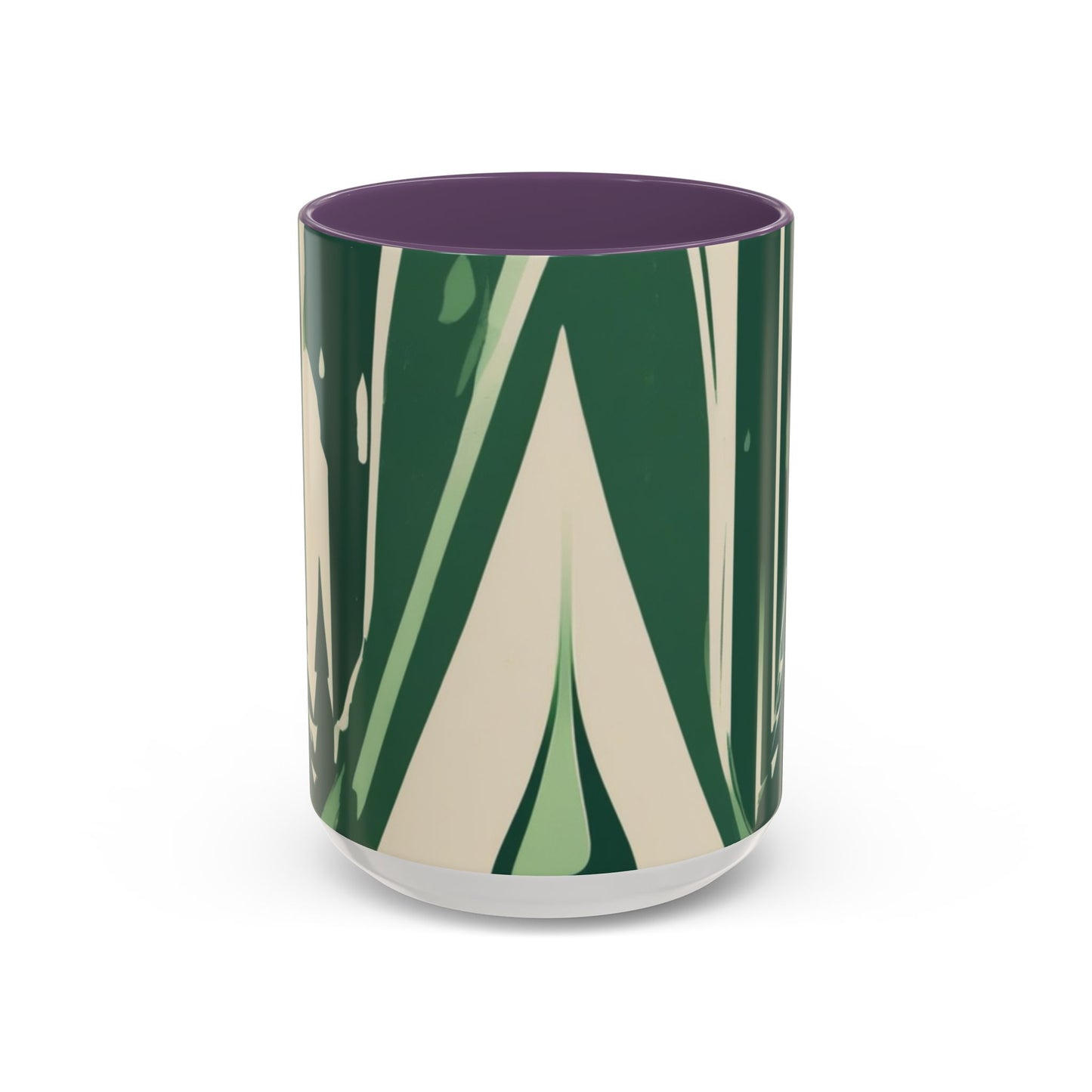 boostlete-quiet-power-icon-water-glitch-retro-0186 — Accent Mug 11/15oz