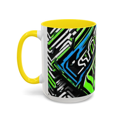 boostlete-am-crew-type-stronger-signals-diagonal-badge-1077 — Accent Mug 11/15oz