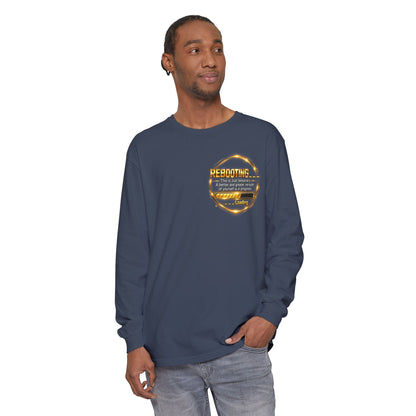 Rebooting Loading Graphic Long Sleeve T-Shirt