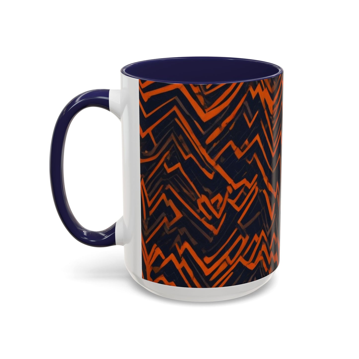boostlete-rise-grind-pattern-ekg-modern-0155 — Accent Mug 11oz/15oz