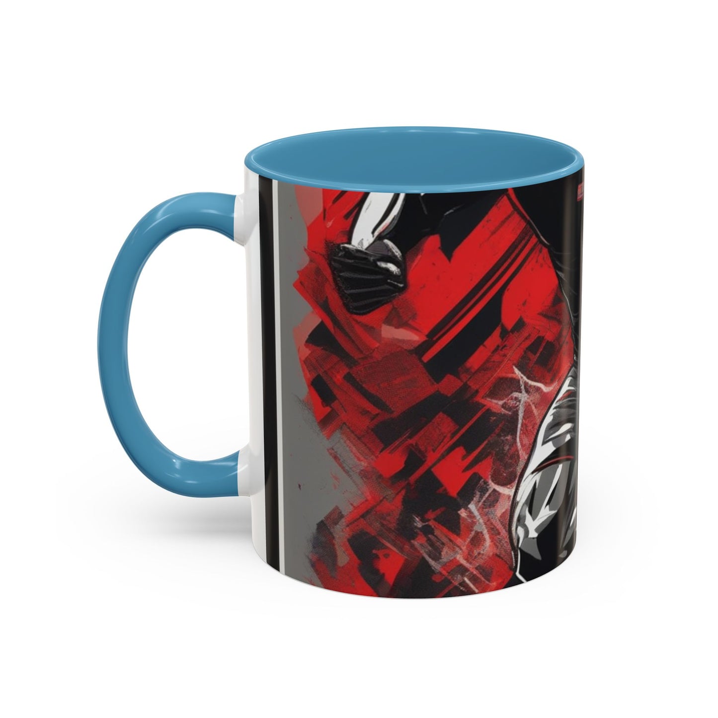 boostlete-field-day-scene-sprinter-glitch-badge-0284 — Accent Mug 11oz/15oz
