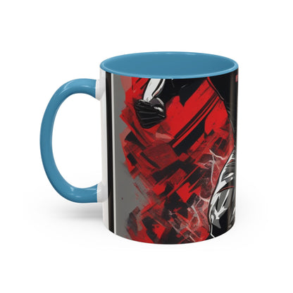 boostlete-field-day-scene-sprinter-glitch-badge-0284 — Accent Mug 11oz/15oz