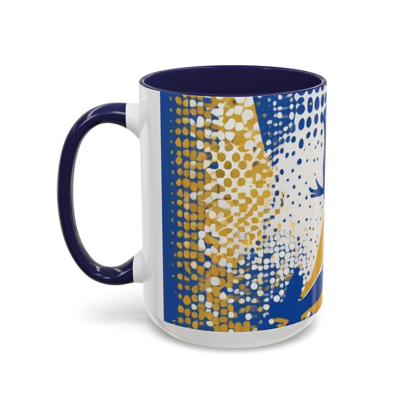 boostlete-field-day-icon-swimmer-halftone-paper-0246 — Accent Mug 11oz/15oz