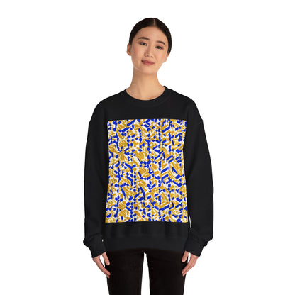 boostlete-rise-grind-pattern-sprint-isometric-0319 — Unisex Heavy Blend Crewneck Sweatshirt (Gildan)