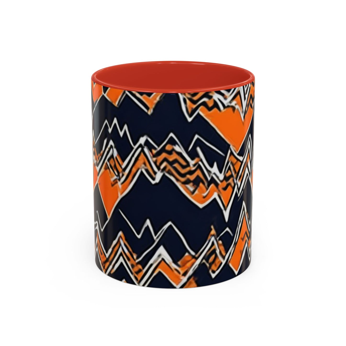 boostlete-headspace-pattern-ekg-industrial-0559 — Accent Mug 11/15oz