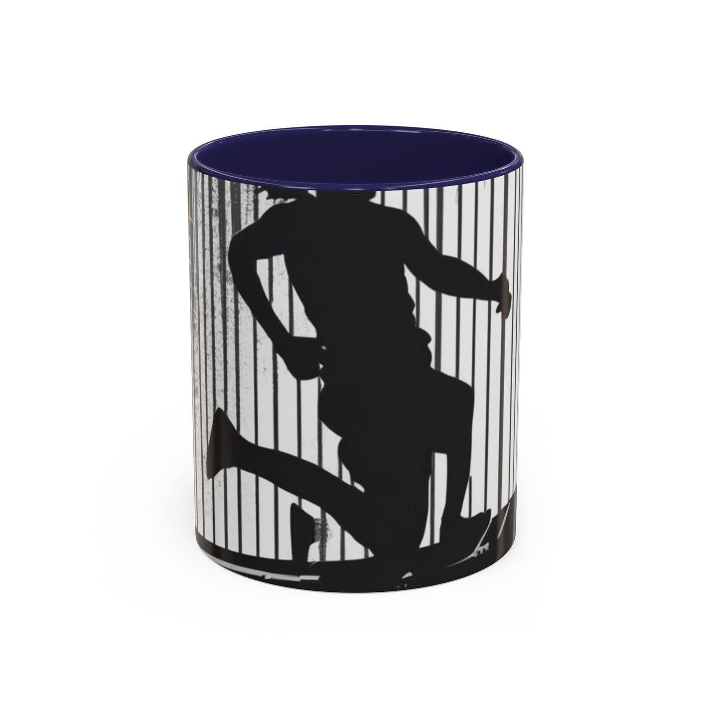 boostlete-am-crew-scene-hurdler-halftone-badge-0956 — Accent Mug 11/15oz
