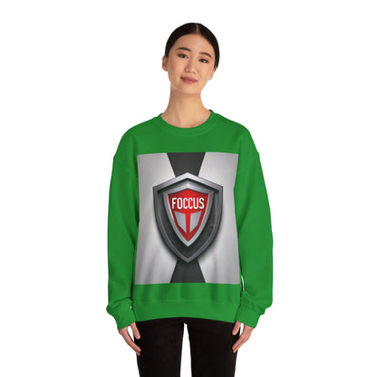 boostlete-mile-by-mile-icon-shield-soft-paper-0114 — Unisex Heavy Blend Crewneck Sweatshirt (Gildan)