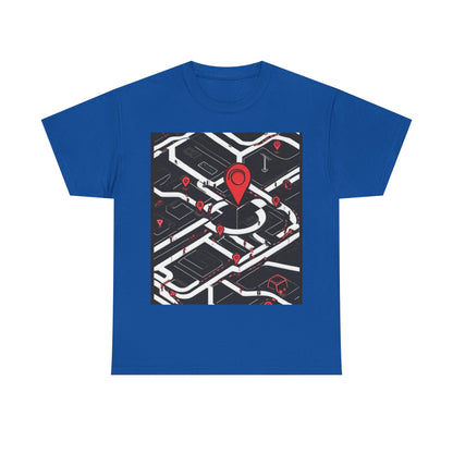 boostlete-am-crew-icon-map-matte-isometric-0094 — Unisex Heavy Cotton Tee (Gildan 5000)