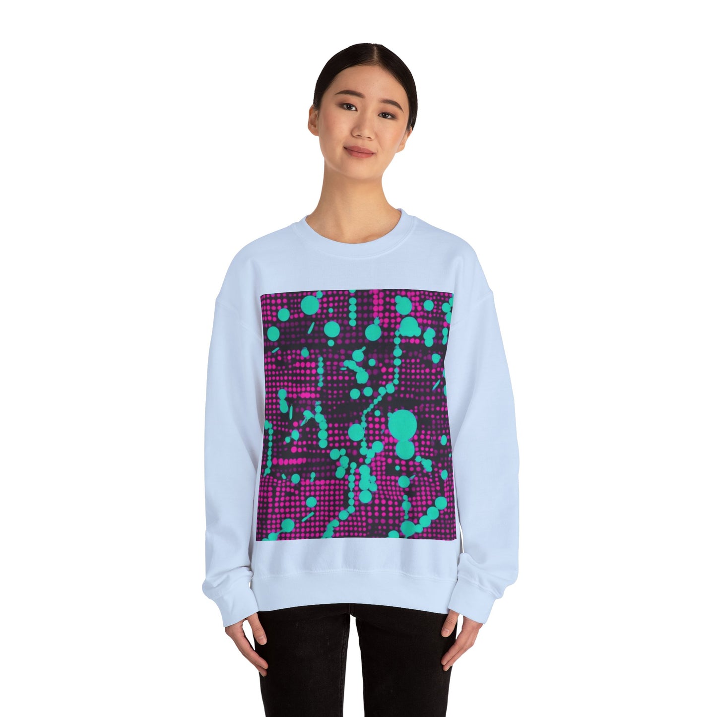 boostlete-pr-season-pattern-dotted-retro-0891 — Unisex Heavy Blend Crewneck (G18000)