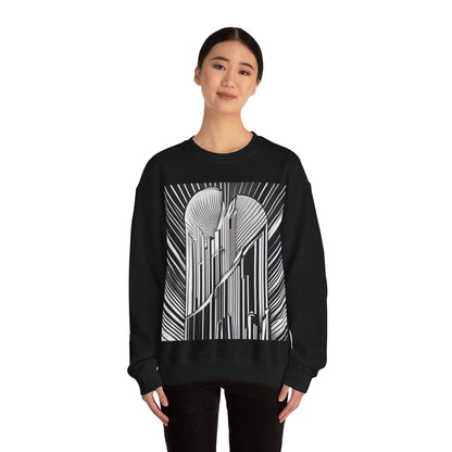 boostlete-boost-mode-icon-sunrise-soft-athletic-0046 — Unisex Heavy Blend Crewneck Sweatshirt (Gildan)