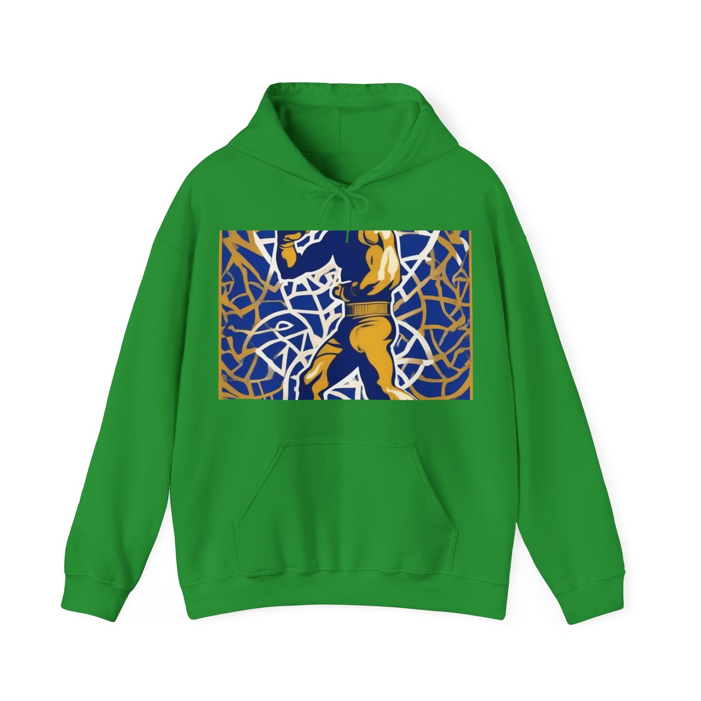 boostlete-field-day-scene-boxer-offset-paper-0776 — Unisex Heavy Blend Hoodie (G18500)