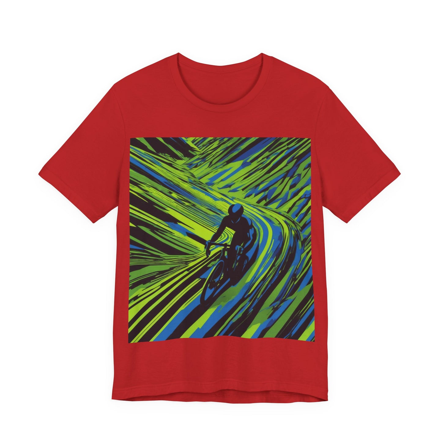 boostlete-am-crew-scene-cyclist-speed-isometric-0064 — Unisex Jersey Short Sleeve (B+C 3001)