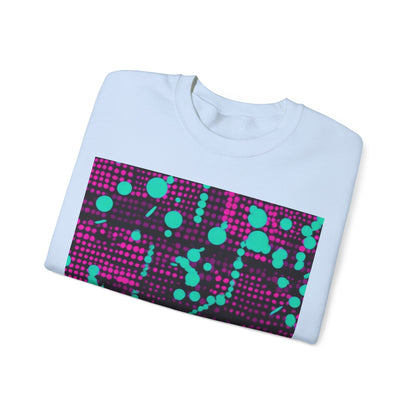 boostlete-pr-season-pattern-dotted-retro-0891 — Unisex Heavy Blend Crewneck (G18000)