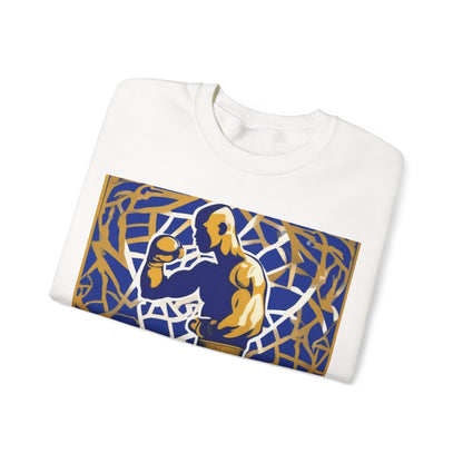 boostlete-field-day-scene-boxer-offset-paper-0776 — Unisex Heavy Blend Crewneck (G18000)