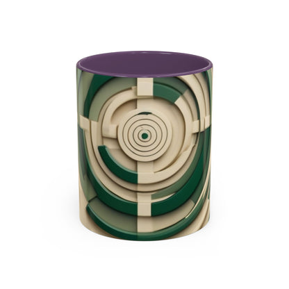 boostlete-mile-by-mile-icon-target-3d-modern-0306 — Accent Mug 11/15oz
