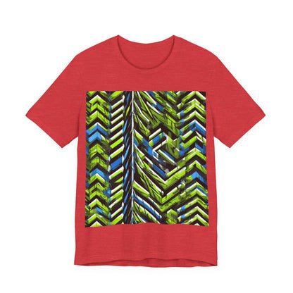 boostlete-rise-grind-pattern-chevron-isometric-0195 — Unisex Jersey Short Sleeve (B+C 3001)