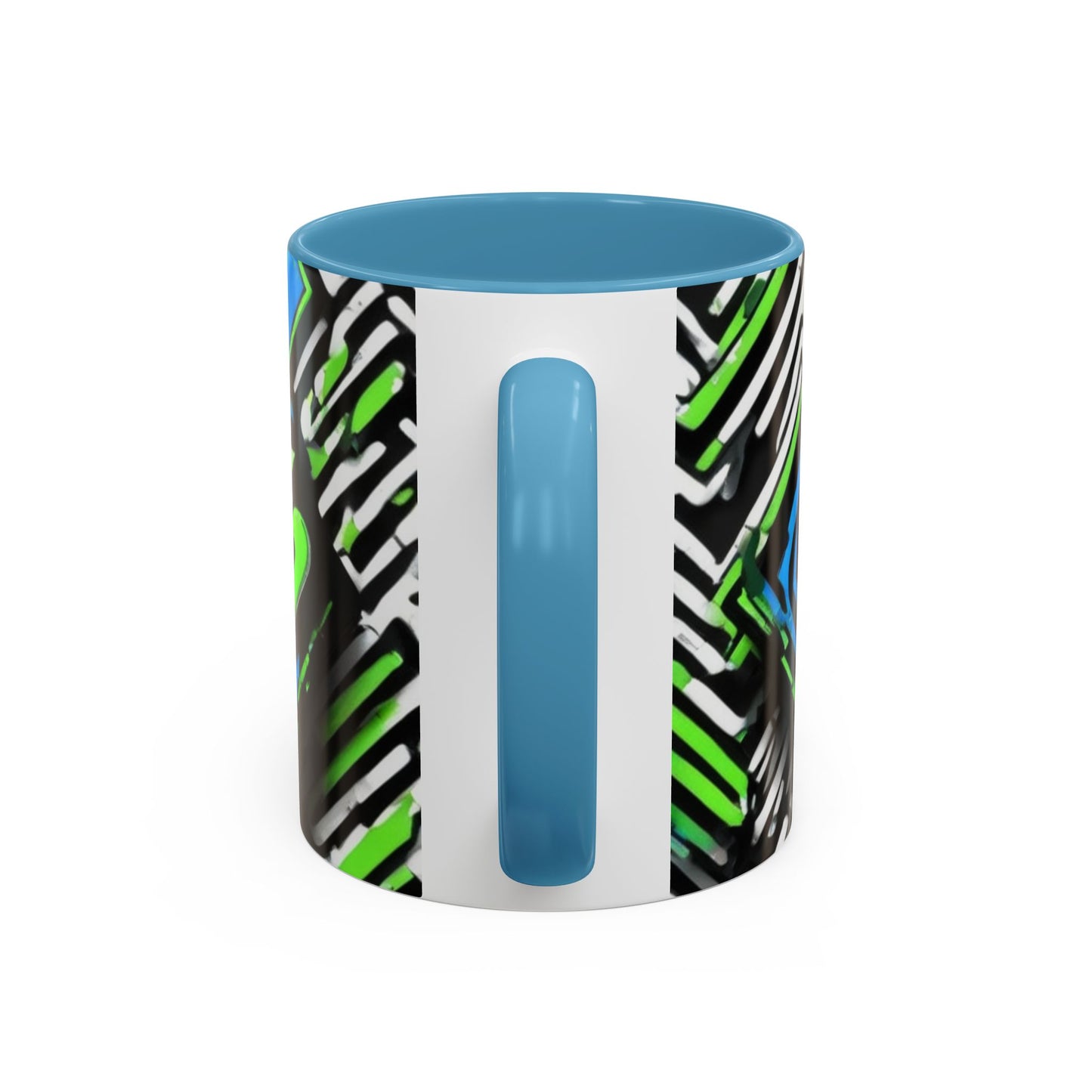 boostlete-am-crew-type-stronger-signals-diagonal-badge-1077 — Accent Mug 11/15oz