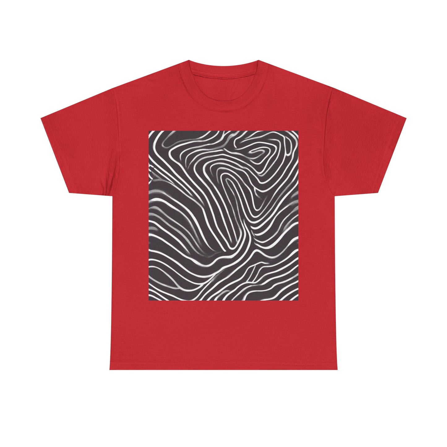 boostlete-recovery-progress-pattern-topographic-bold-0295 — Unisex Heavy Cotton Tee (Gildan 5000)
