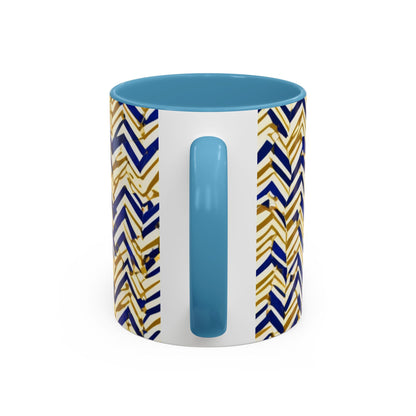 boostlete-boost-mode-pattern-ekg-line-art-0091 — Accent Mug 11oz/15oz