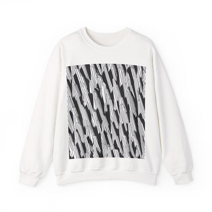 boostlete-iron-intent-pattern-micro-isometric-0199 — Unisex Heavy Blend Crewneck Sweatshirt (Gildan)