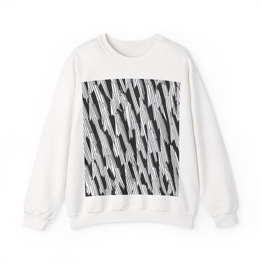 boostlete-iron-intent-pattern-micro-isometric-0199 — Unisex Heavy Blend Crewneck Sweatshirt (Gildan)