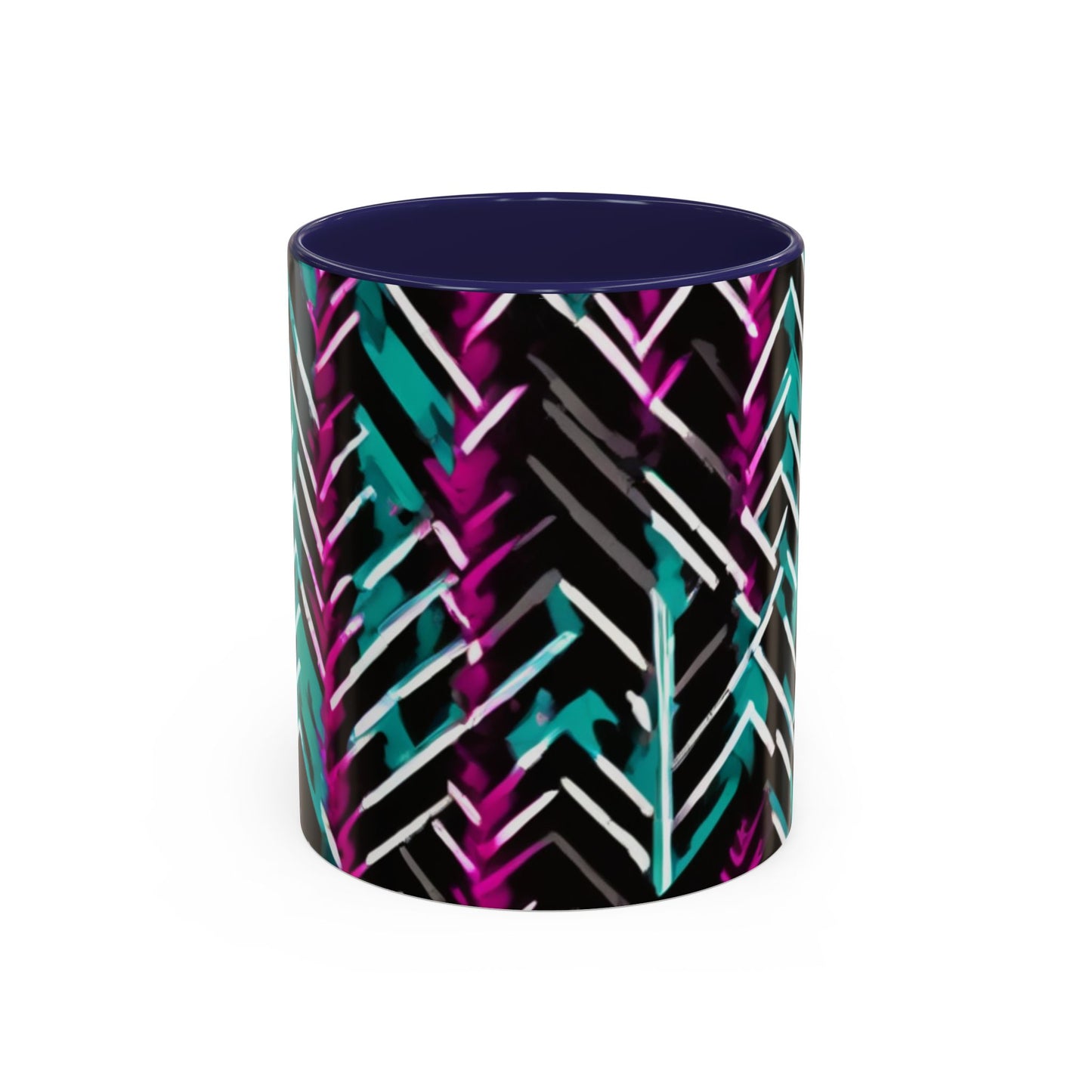boostlete-recovery-progress-pattern-chevron-retro-0243 — Accent Mug 11/15oz
