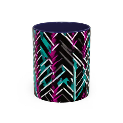 boostlete-recovery-progress-pattern-chevron-retro-0243 — Accent Mug 11/15oz