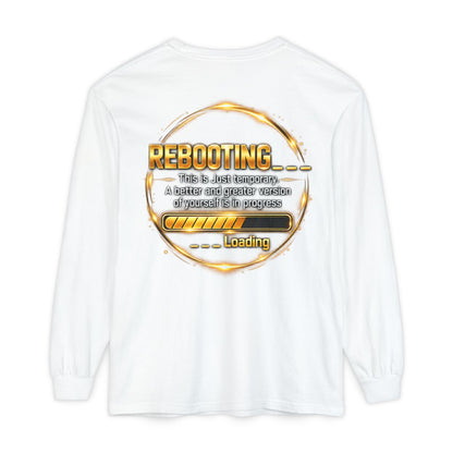 Rebooting Loading Graphic Long Sleeve T-Shirt