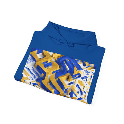 boostlete-iron-intent-type-one-more-rep-arc-isometric-0069 — Unisex Heavy Blend Hooded Sweatshirt (Gildan)