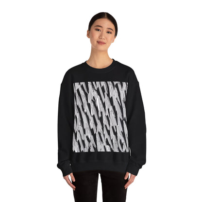 boostlete-iron-intent-pattern-micro-isometric-0199 — Unisex Heavy Blend Crewneck Sweatshirt (Gildan)