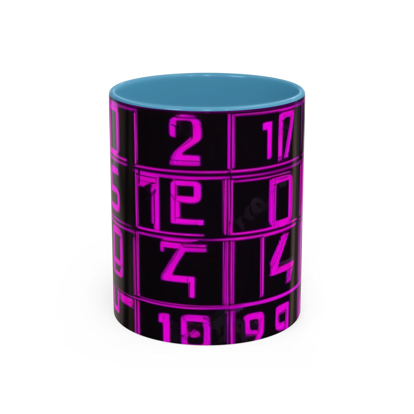 boostlete-iron-intent-pattern-plate-number-retro-0227 — Accent Mug 11oz/15oz