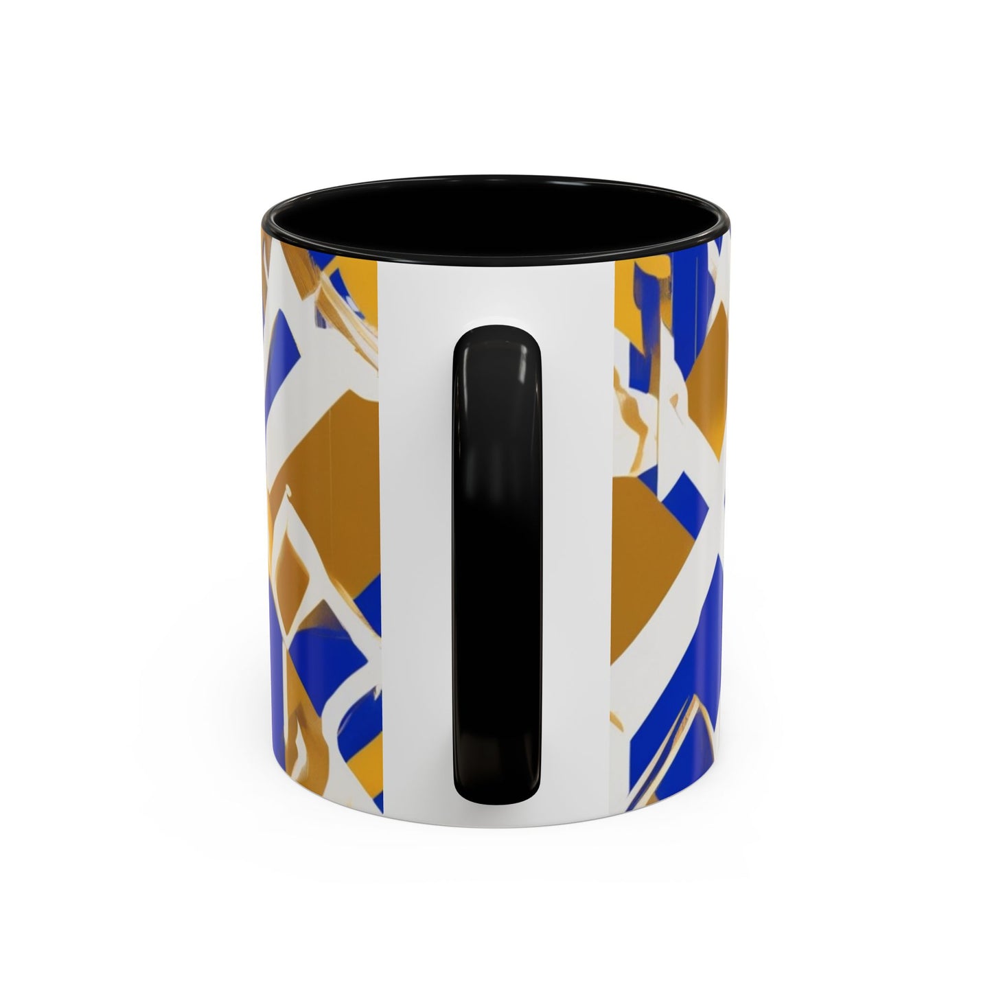 boostlete-field-day-icon-flame-glitch-geometric-0090 — Accent Mug 11oz/15oz
