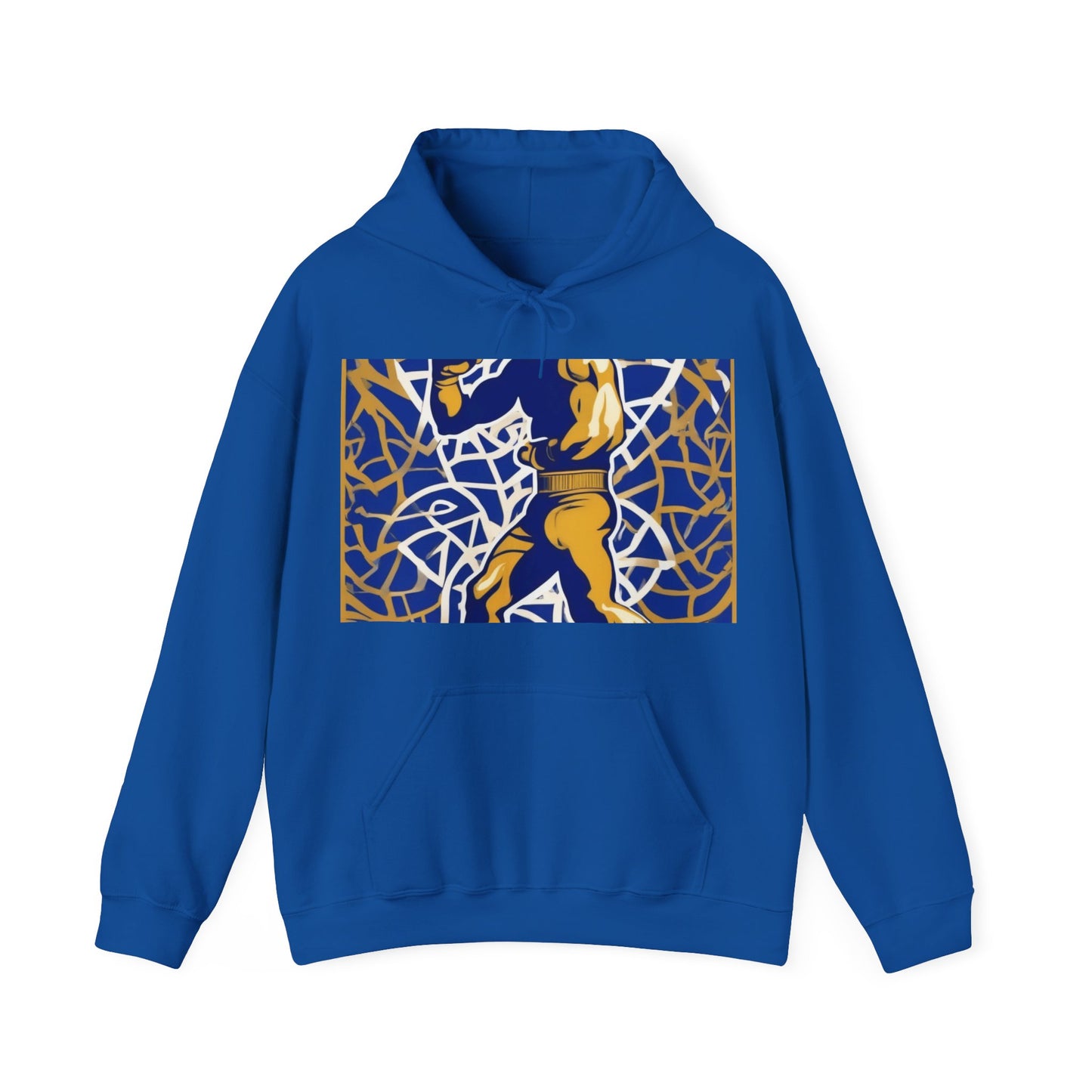 boostlete-field-day-scene-boxer-offset-paper-0776 — Unisex Heavy Blend Hoodie (G18500)