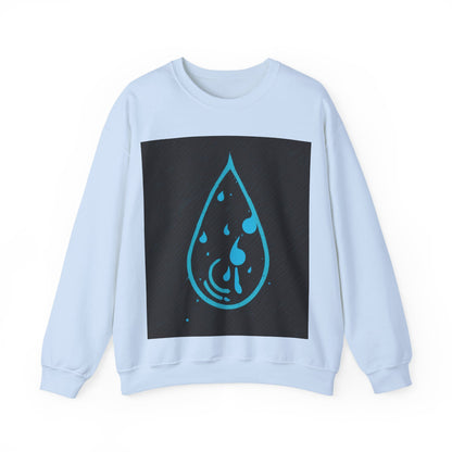 boostlete-iron-intent-icon-water-grainy-vector-0762 — Unisex Heavy Blend Crewneck (G18000)