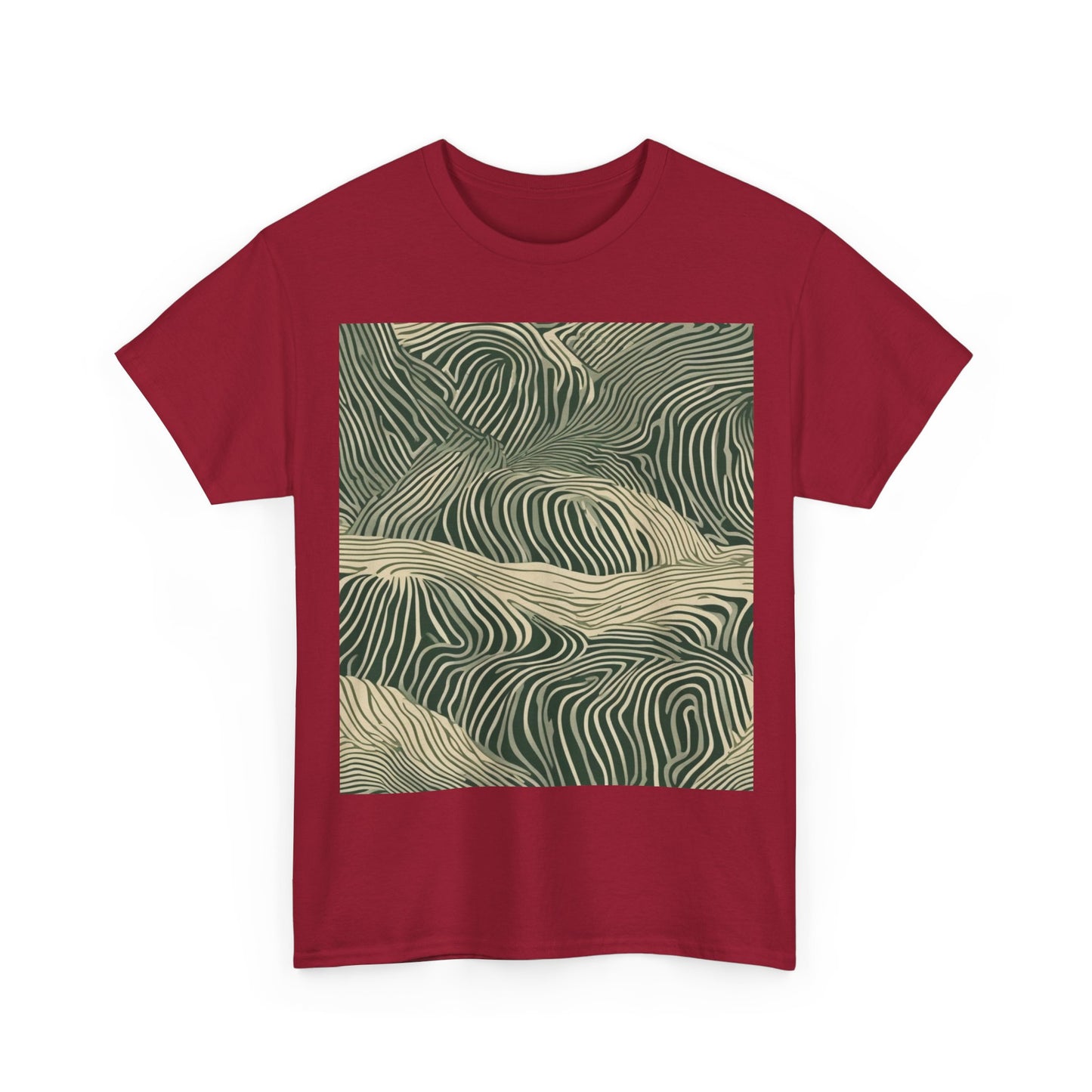 boostlete-rise-grind-pattern-topographic-modern-0403 — Unisex Heavy Cotton Tee (Gildan 5000)