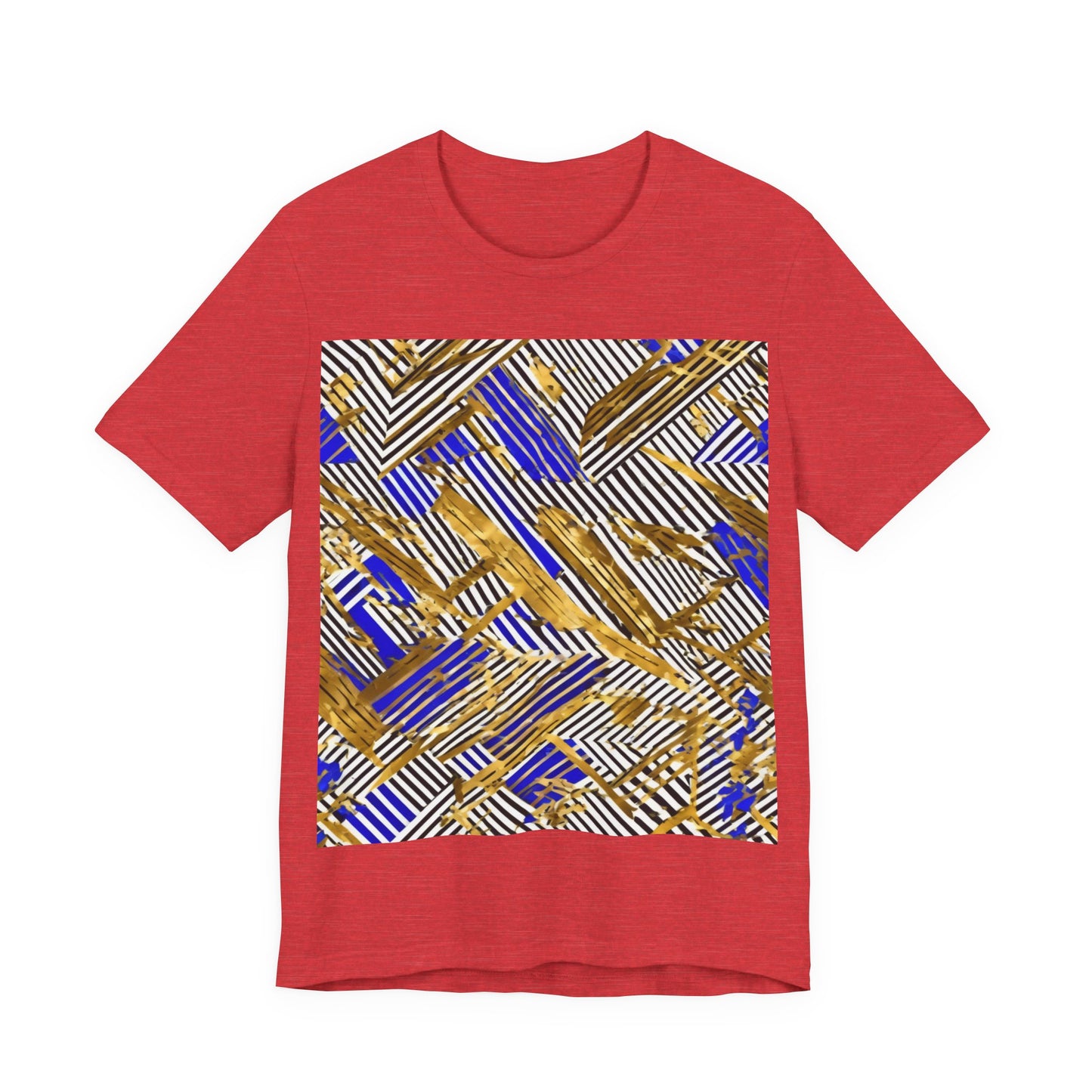 boostlete-boost-mode-pattern-diagonal-monoline-0015 — Unisex Jersey Short Sleeve (B+C 3001)