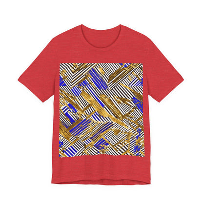 boostlete-boost-mode-pattern-diagonal-monoline-0015 — Unisex Jersey Short Sleeve (B+C 3001)