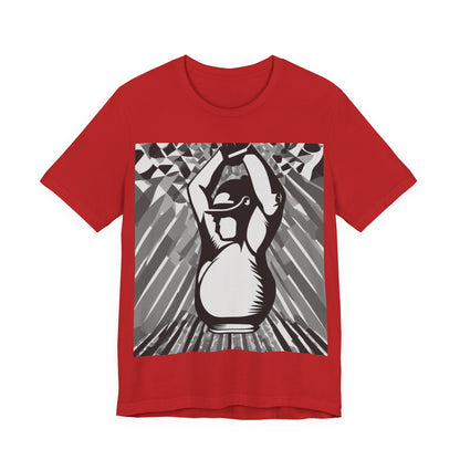 boostlete-iron-intent-scene-kettlebell-grainy-modern-0276 — Unisex Jersey Short Sleeve (B+C 3001)