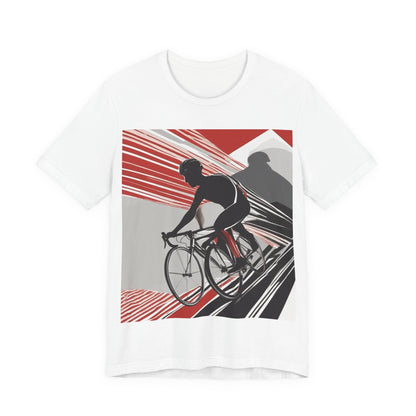 boostlete-boost-mode-scene-cyclist-speed-geometric-0208 — Unisex Jersey Short Sleeve (B+C 3001)