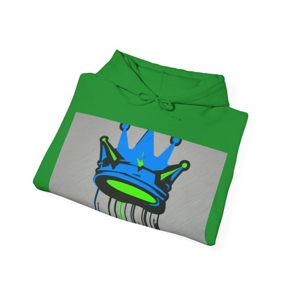 boostlete-mile-by-mile-icon-crown-matte-industrial-0162 — Unisex Heavy Blend Hooded Sweatshirt (Gildan)