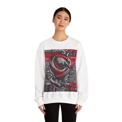 boostlete-field-day-type-chase-capacity-big-monoline-0813 — Unisex Heavy Blend Crewneck (G18000)