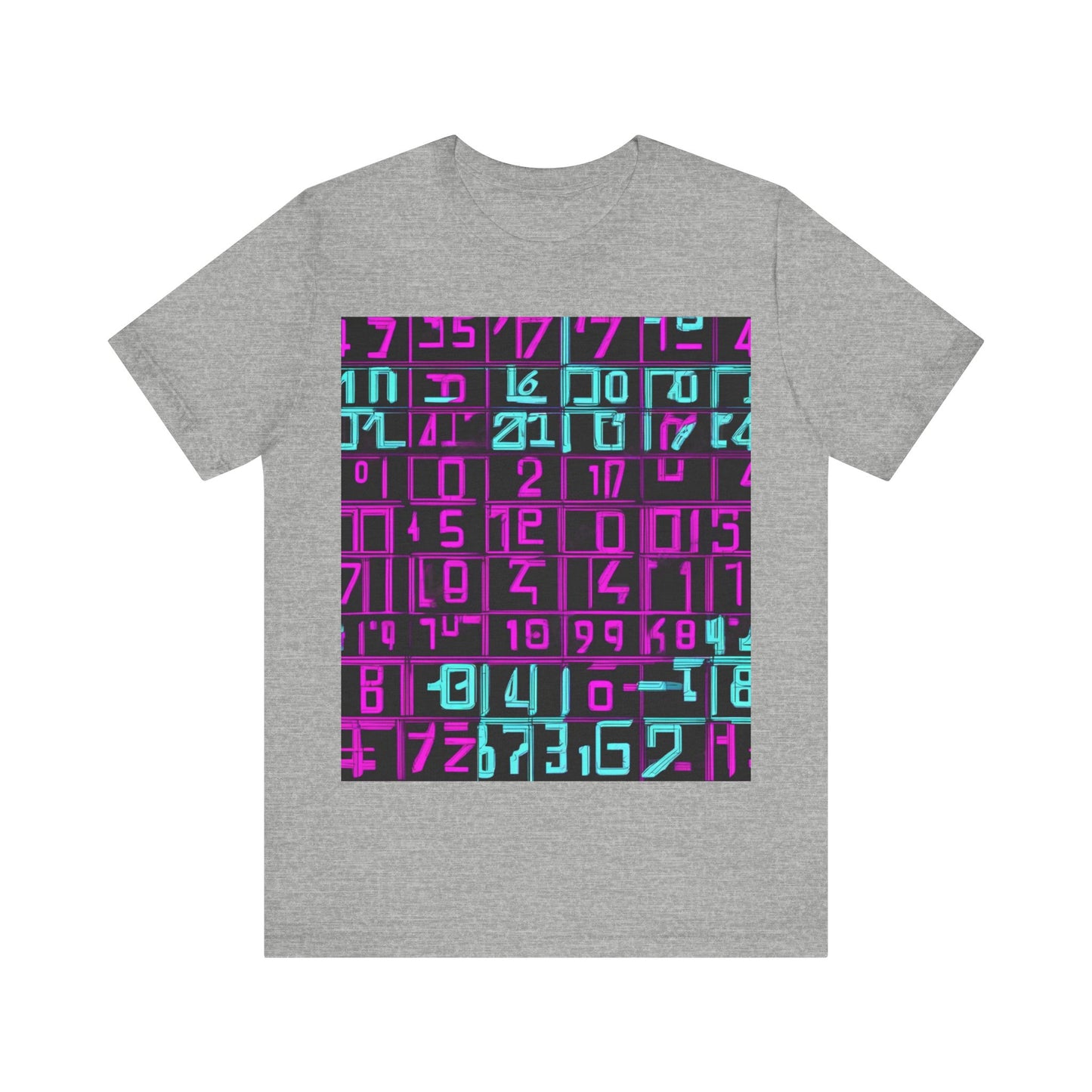 boostlete-iron-intent-pattern-plate-number-retro-0227 — Unisex Jersey Short Sleeve (B+C 3001)