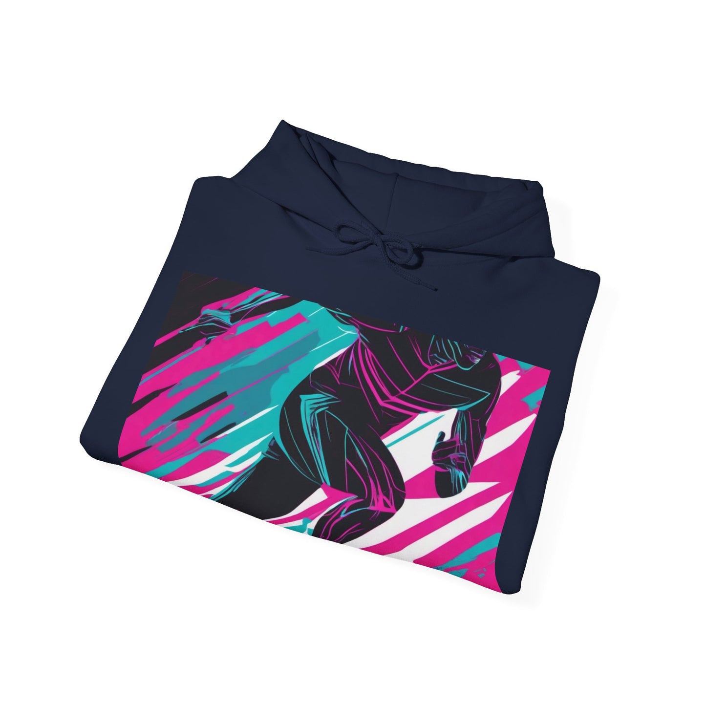 boostlete-mile-by-mile-scene-sprinter-motion-modern-0828 — Unisex Heavy Blend Hoodie (G18500)