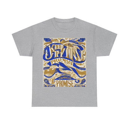 boostlete-am-crew-type-keep-the-promise-split-engraved-0101 — Unisex Heavy Cotton Tee (Gildan 5000)